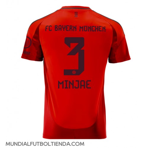 Camiseta Bayern Munich Kim Min-jae #3 Primera Equipación Replica 2024-25 mangas cortas